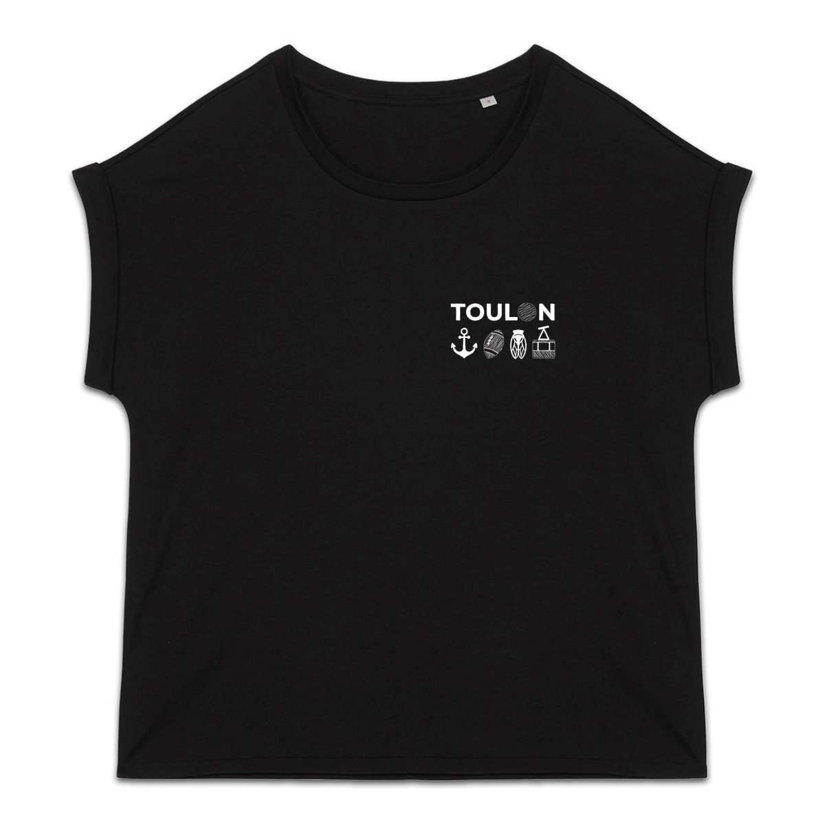 T-shirt femme biologique manches à revers 5 T-shirt femme biologique manches à revers