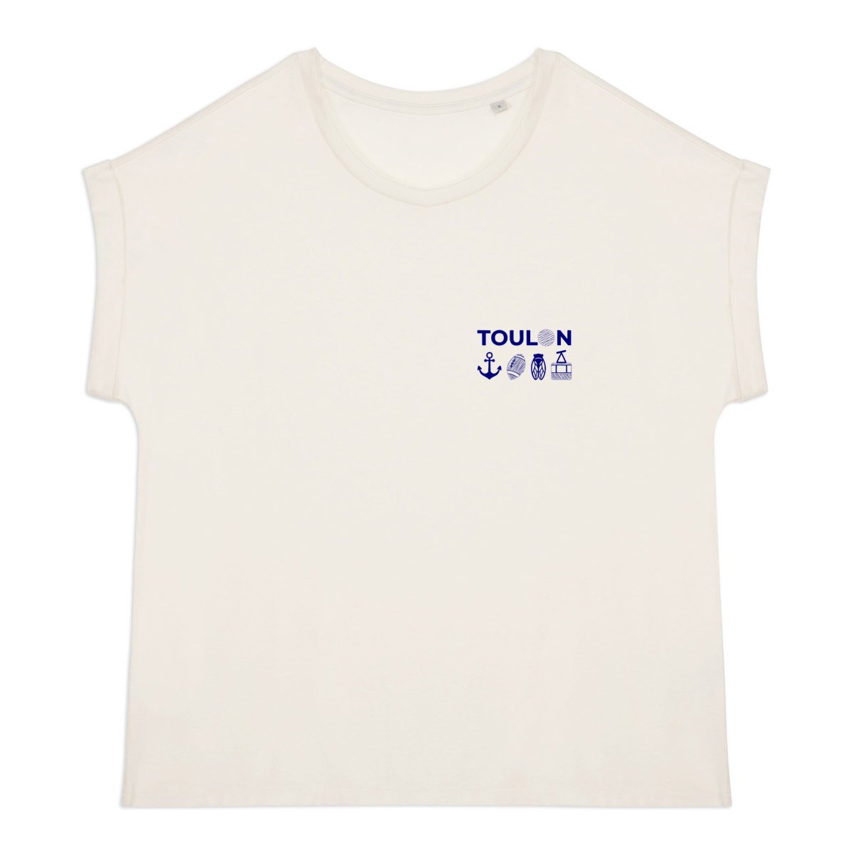 T-shirt femme biologique manches à revers 2 T-shirt femme biologique manches à revers